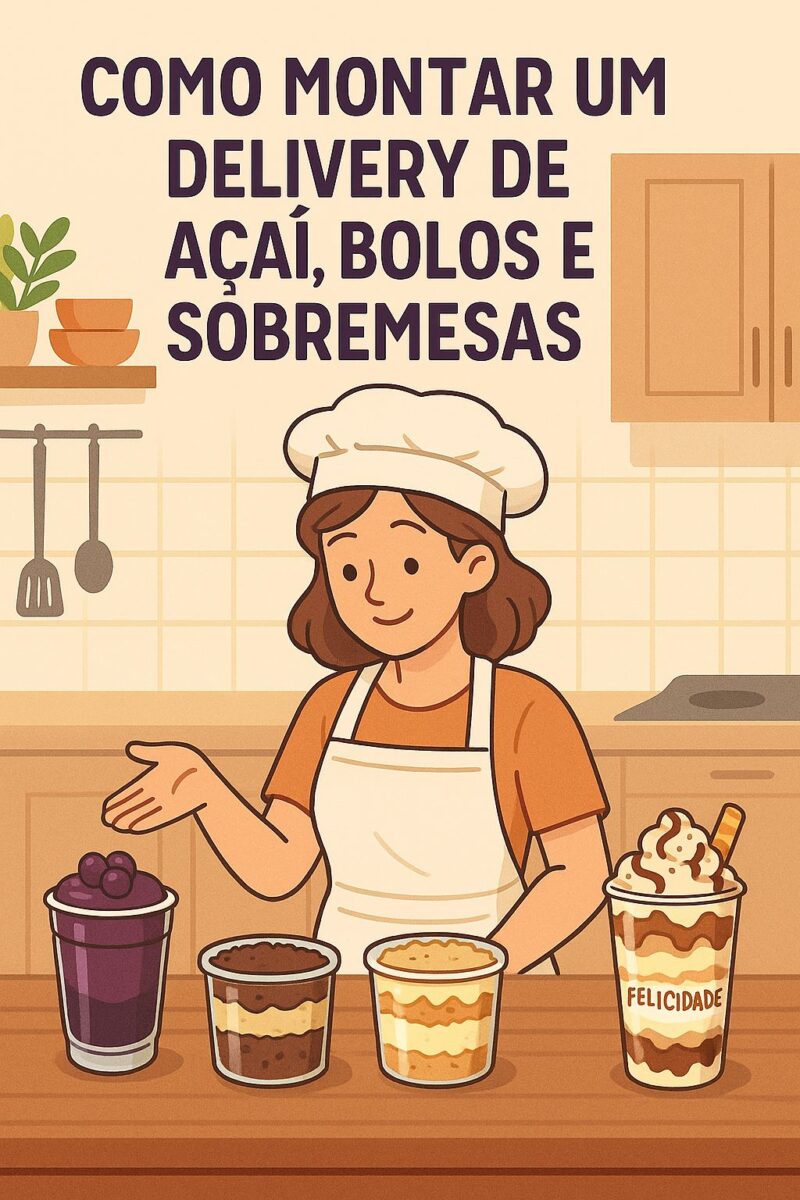 Como Montar um Delivery de Açaí, bolos e sobremesas.