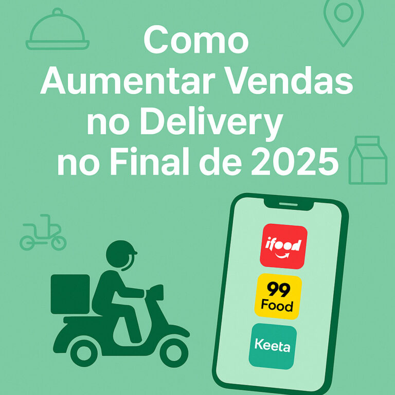 Como Aumentar as Vendas do Seu Delivery no Final de 2025: Estratégias Para iFood, Keeta, 99Food e Redes Sociais (+ Checklist Prático)