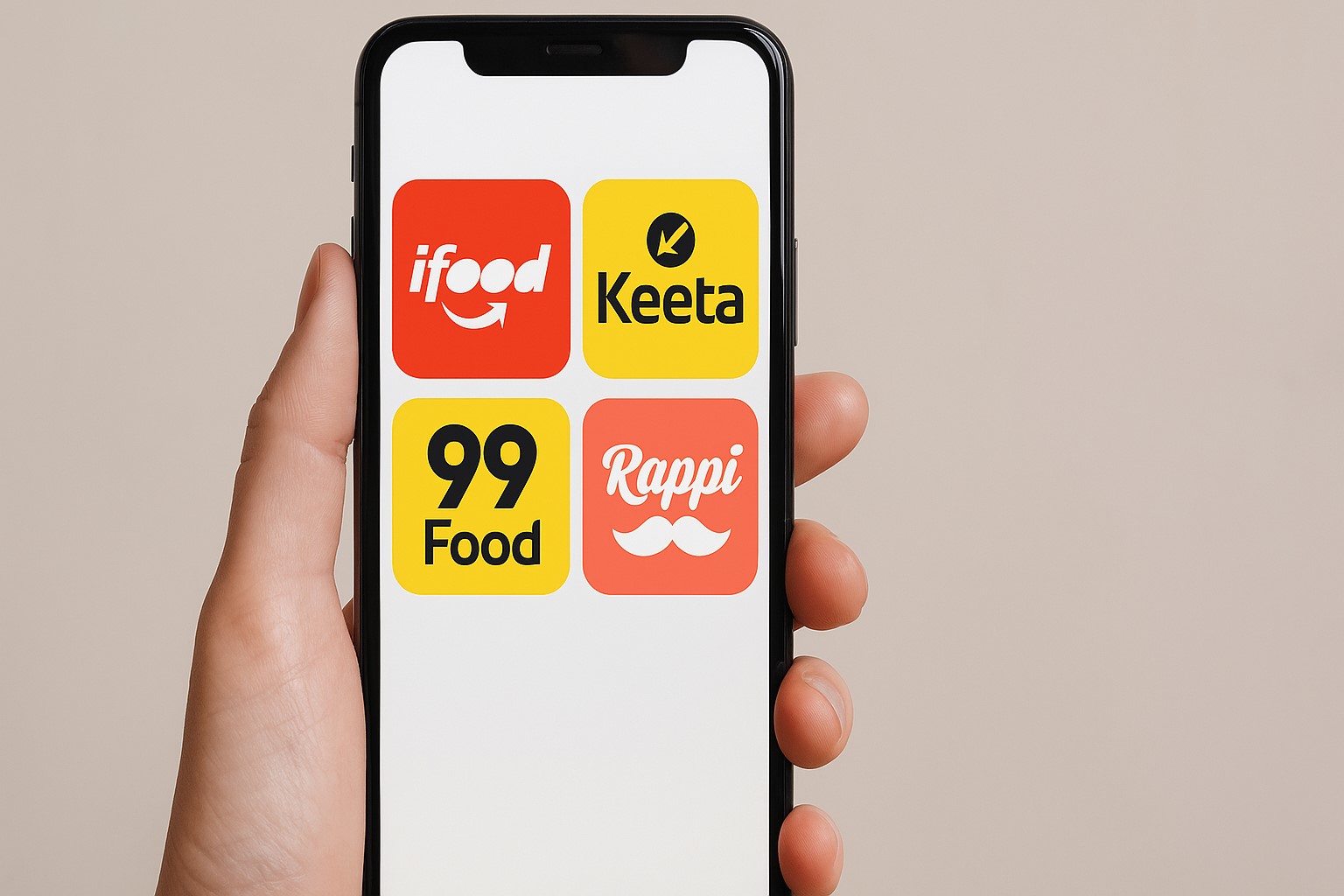 Novos App de Delivery